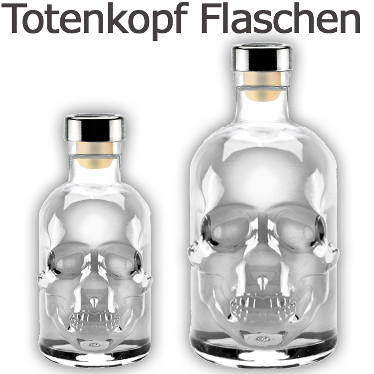 Totenkopf Flaschen Skulls